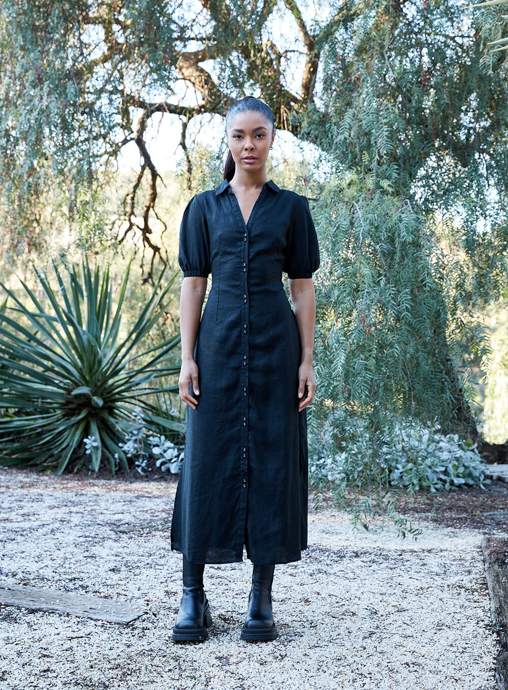 Addison Dress-Black