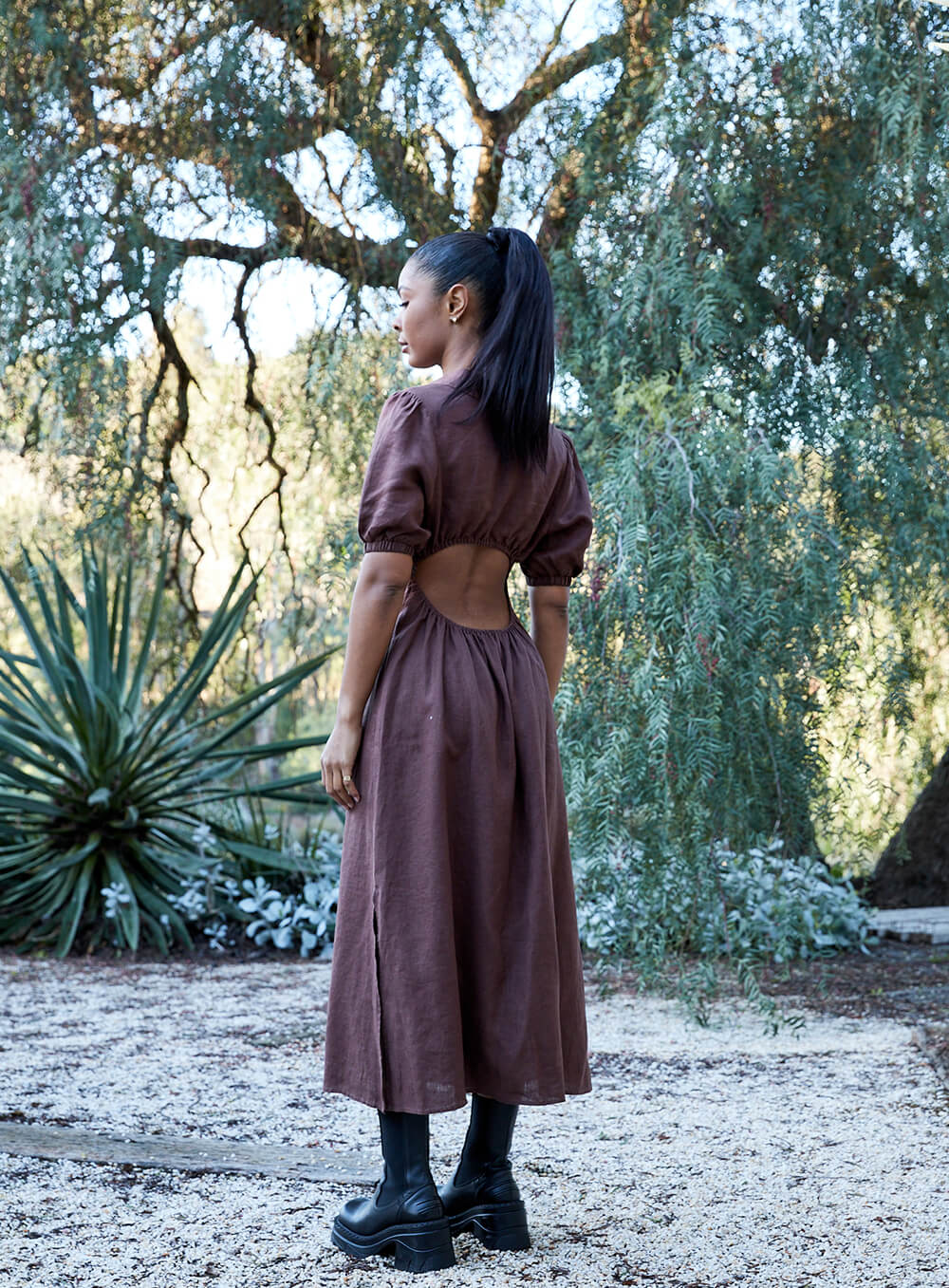 Addison Dress-CHOCOLATE