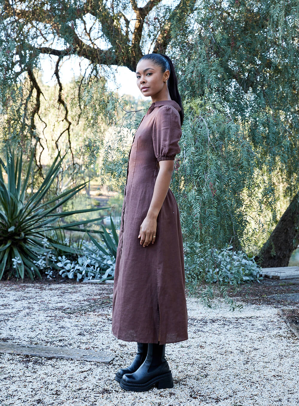 Addison Dress-CHOCOLATE