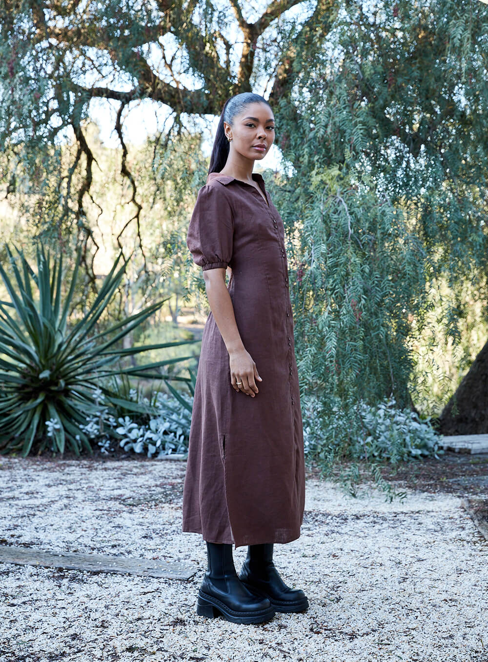 Addison Dress-CHOCOLATE