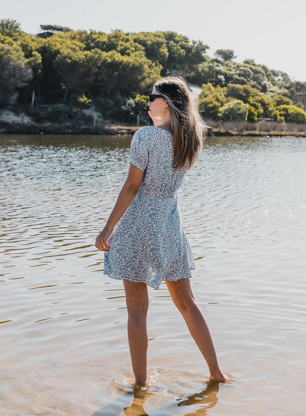 Claire Dress-BLUE