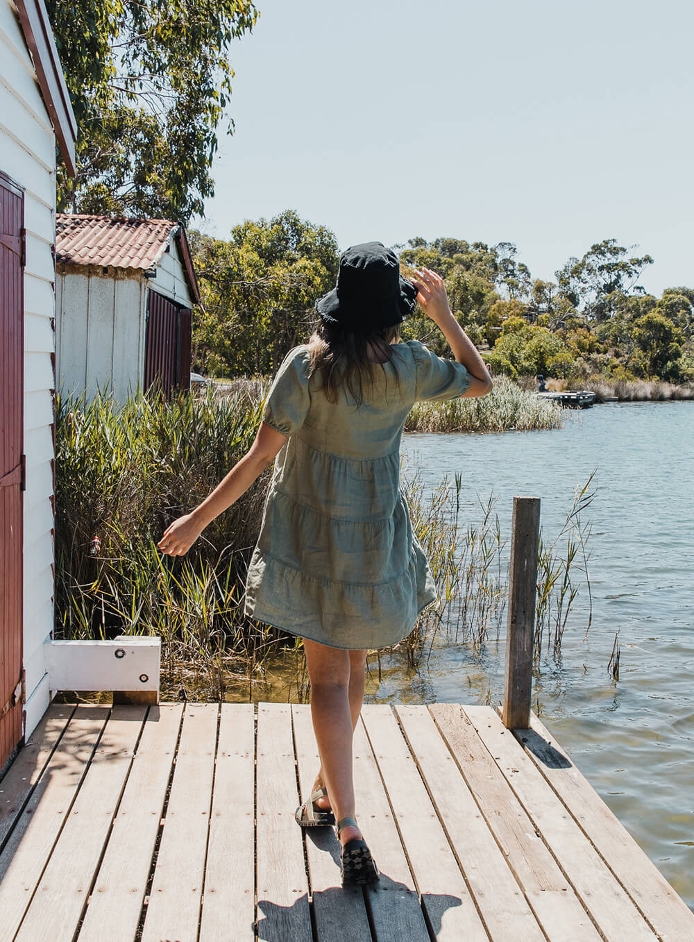 Harmony Dress-OLIVE