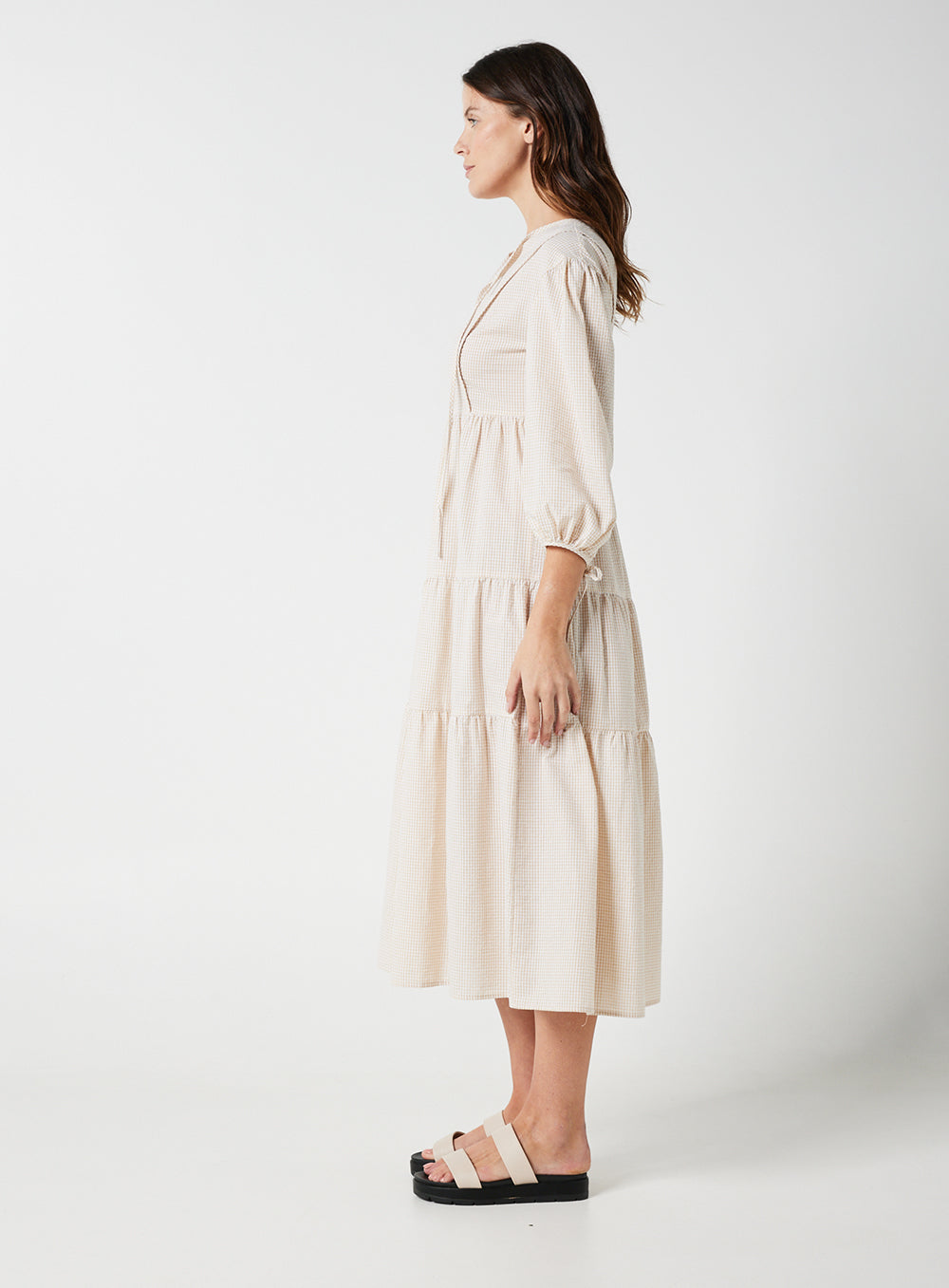 Ivy Dress-BEIGE