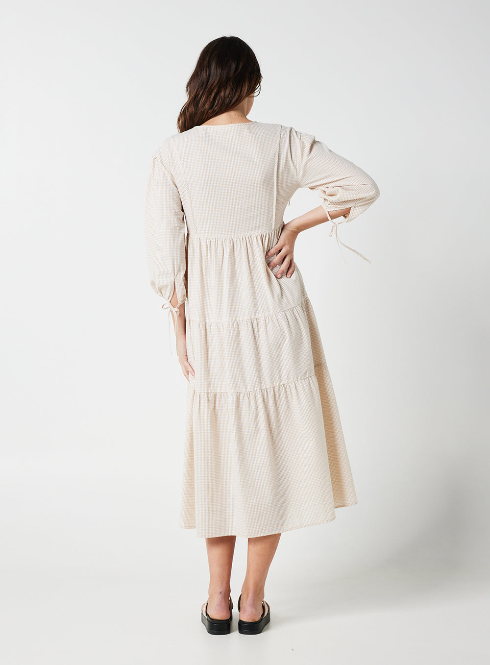 Ivy Dress-BEIGE