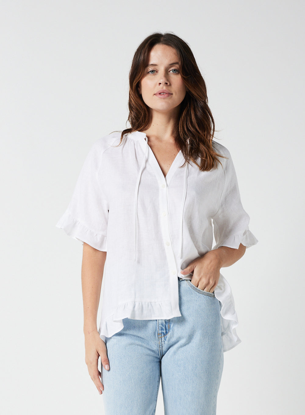 Mabel Top-White