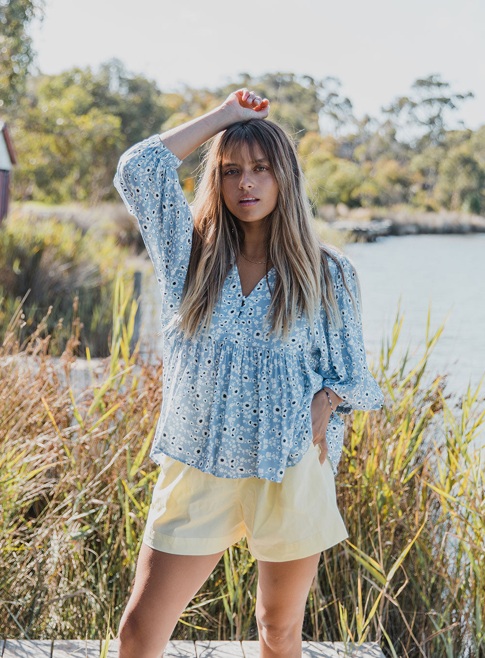 Piper Melody Top-BLUE