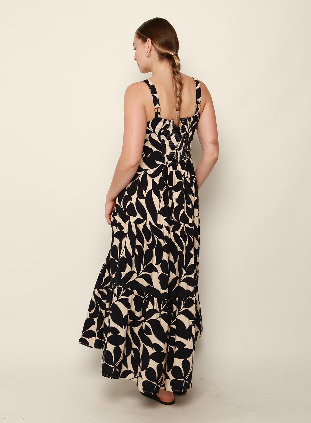 Libby Maxi Dress-NAVY