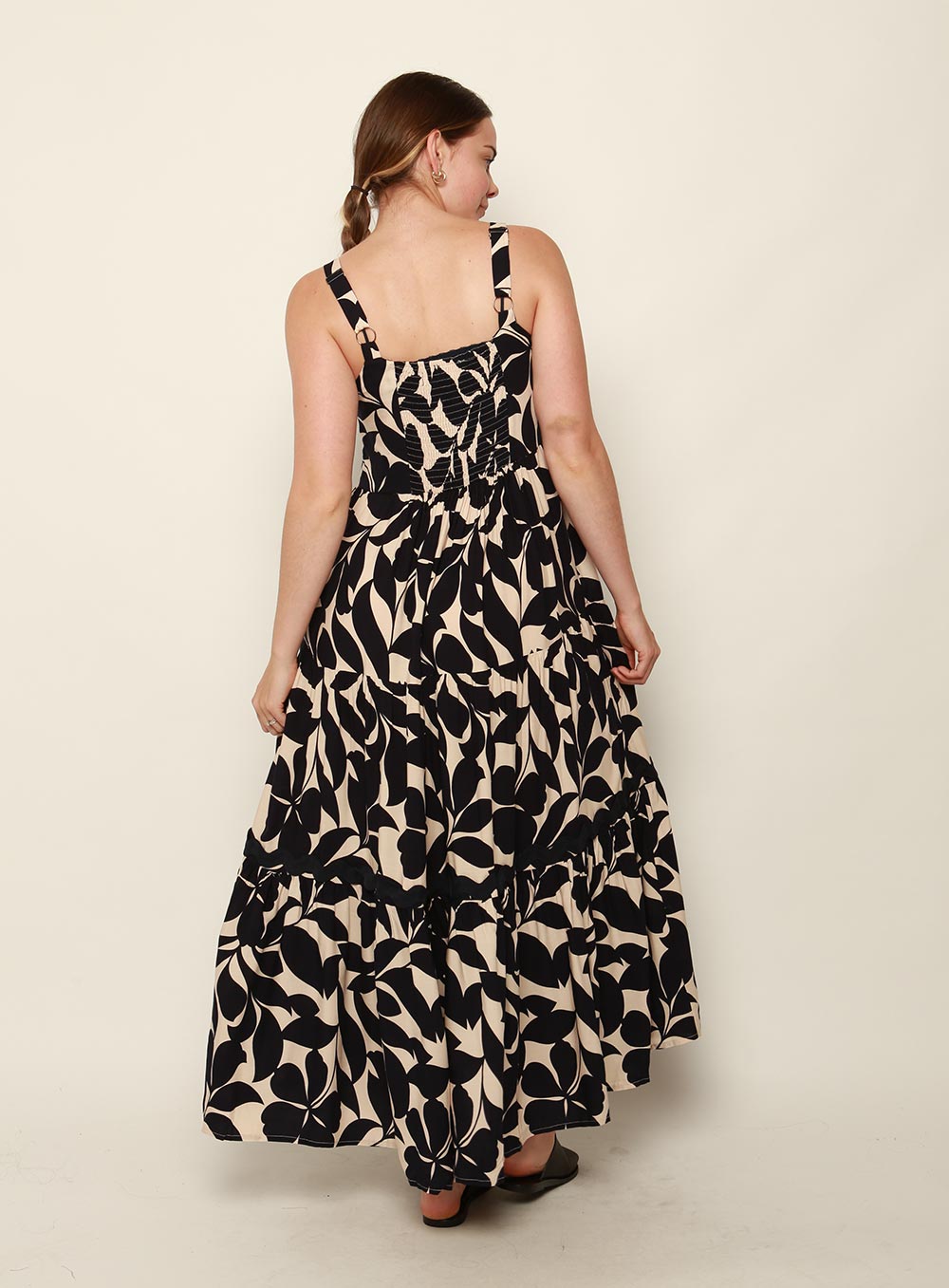 Libby Maxi Dress-NAVY