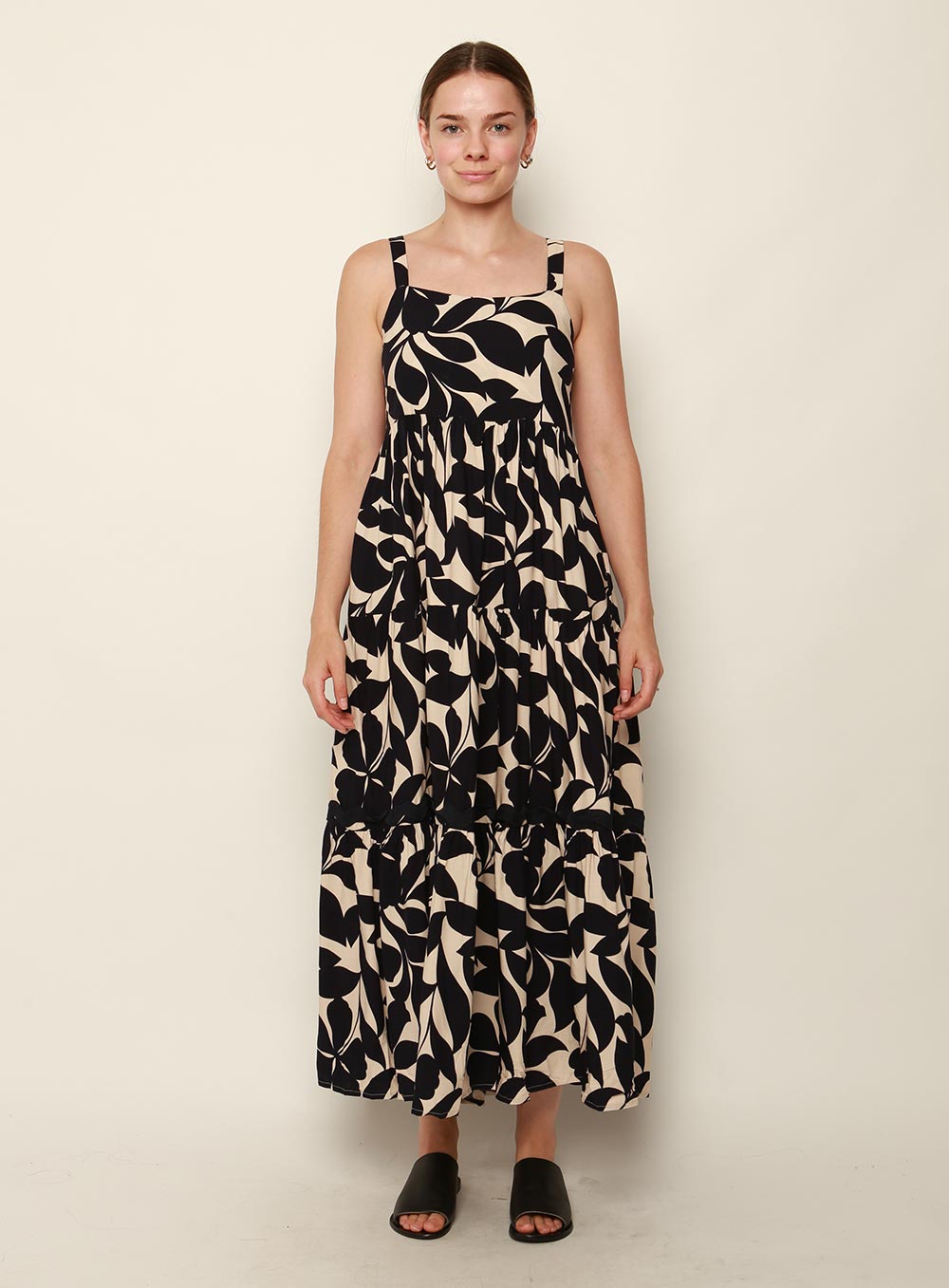 Libby Maxi Dress-NAVY