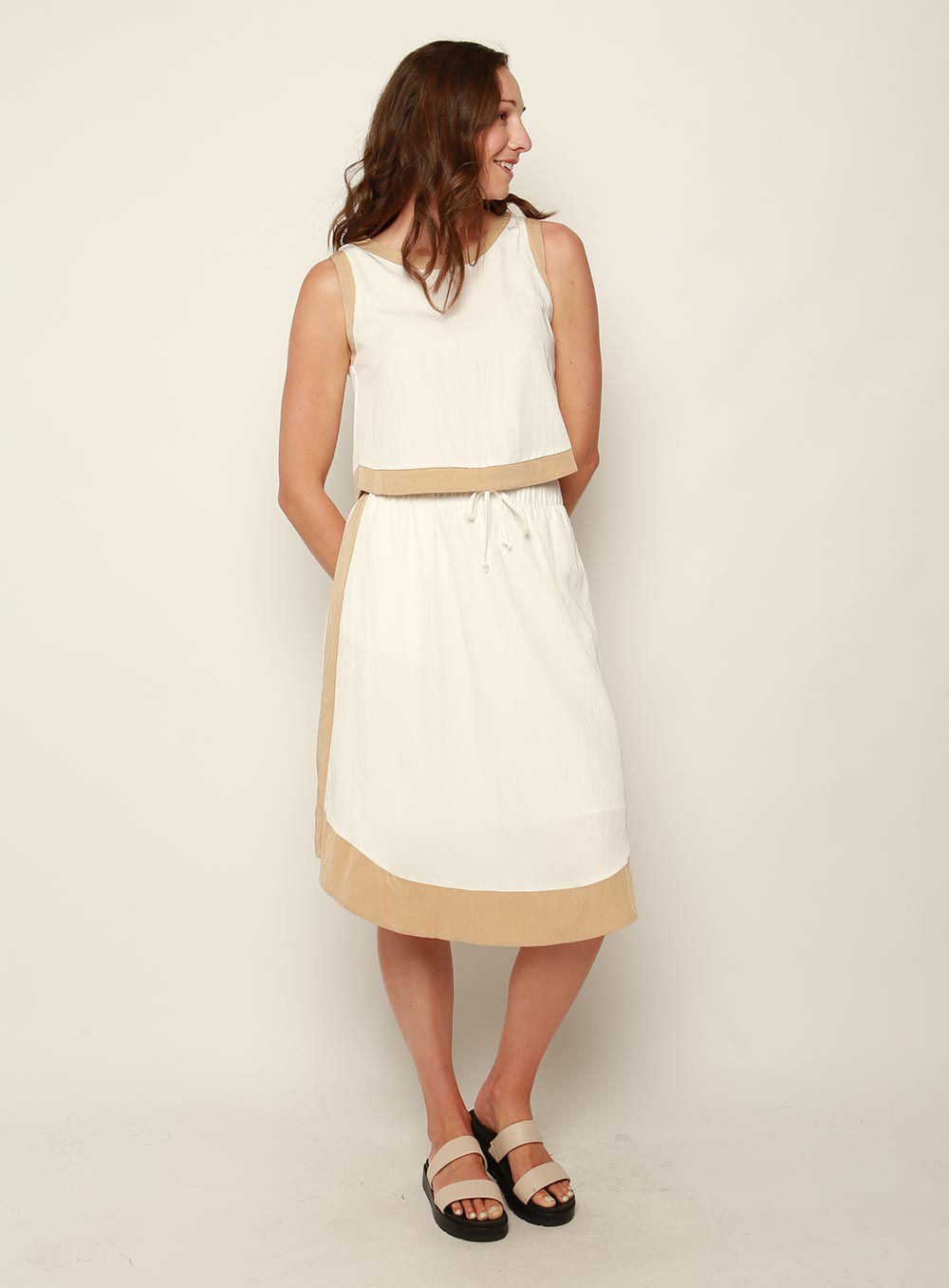 Mahanna Set Skirt-White