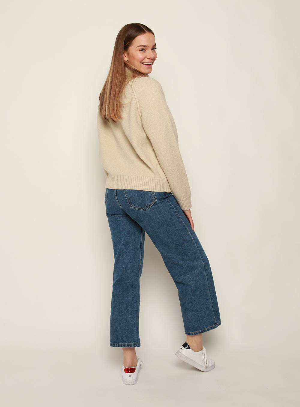 Martina Turtle Neck Knit-SAND