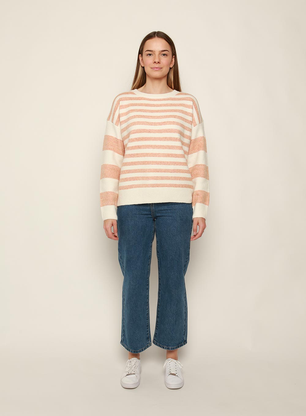 Orianthi Stripe Knit-TAN