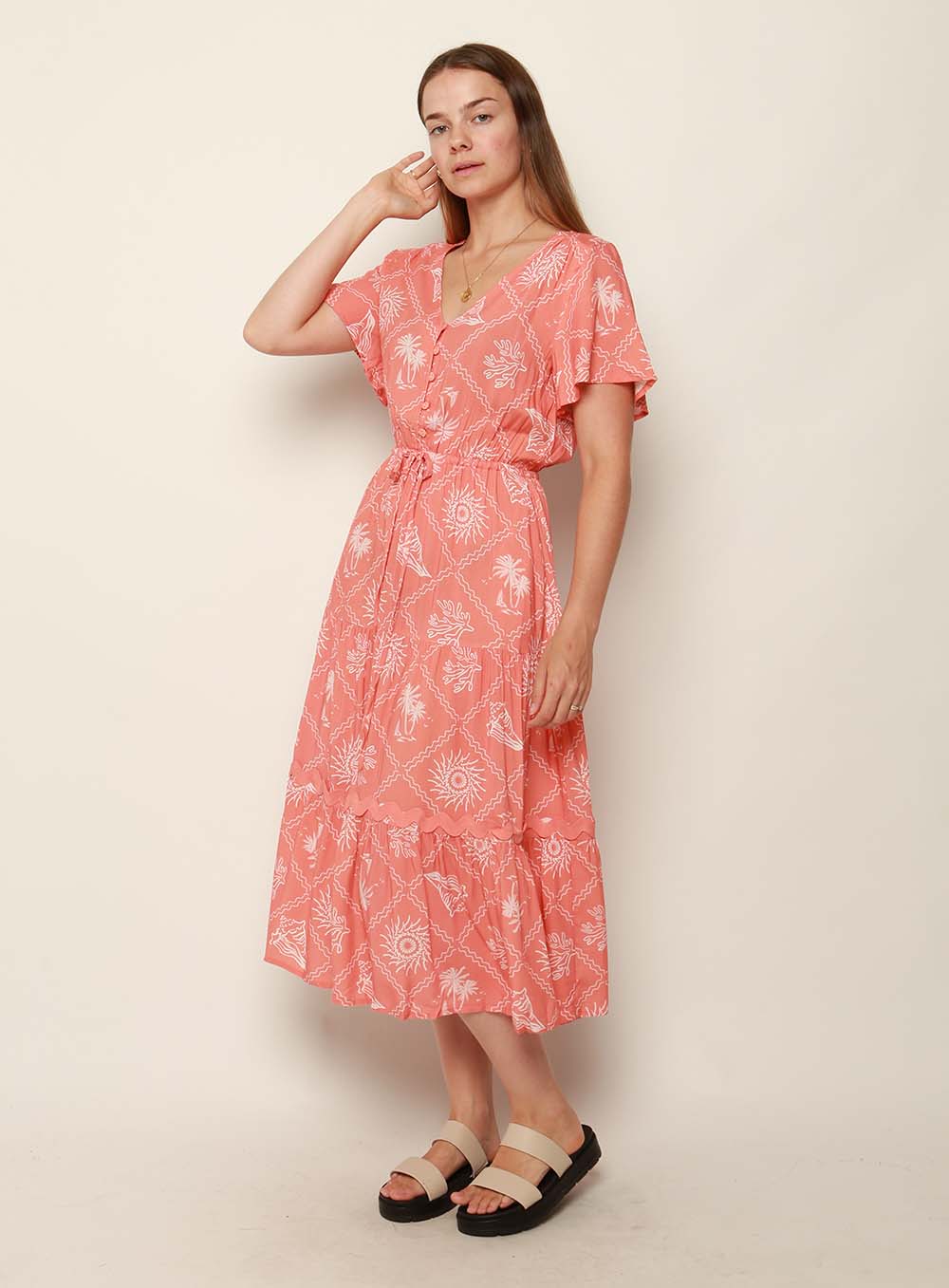 Shona Summer Dress WATERMELON