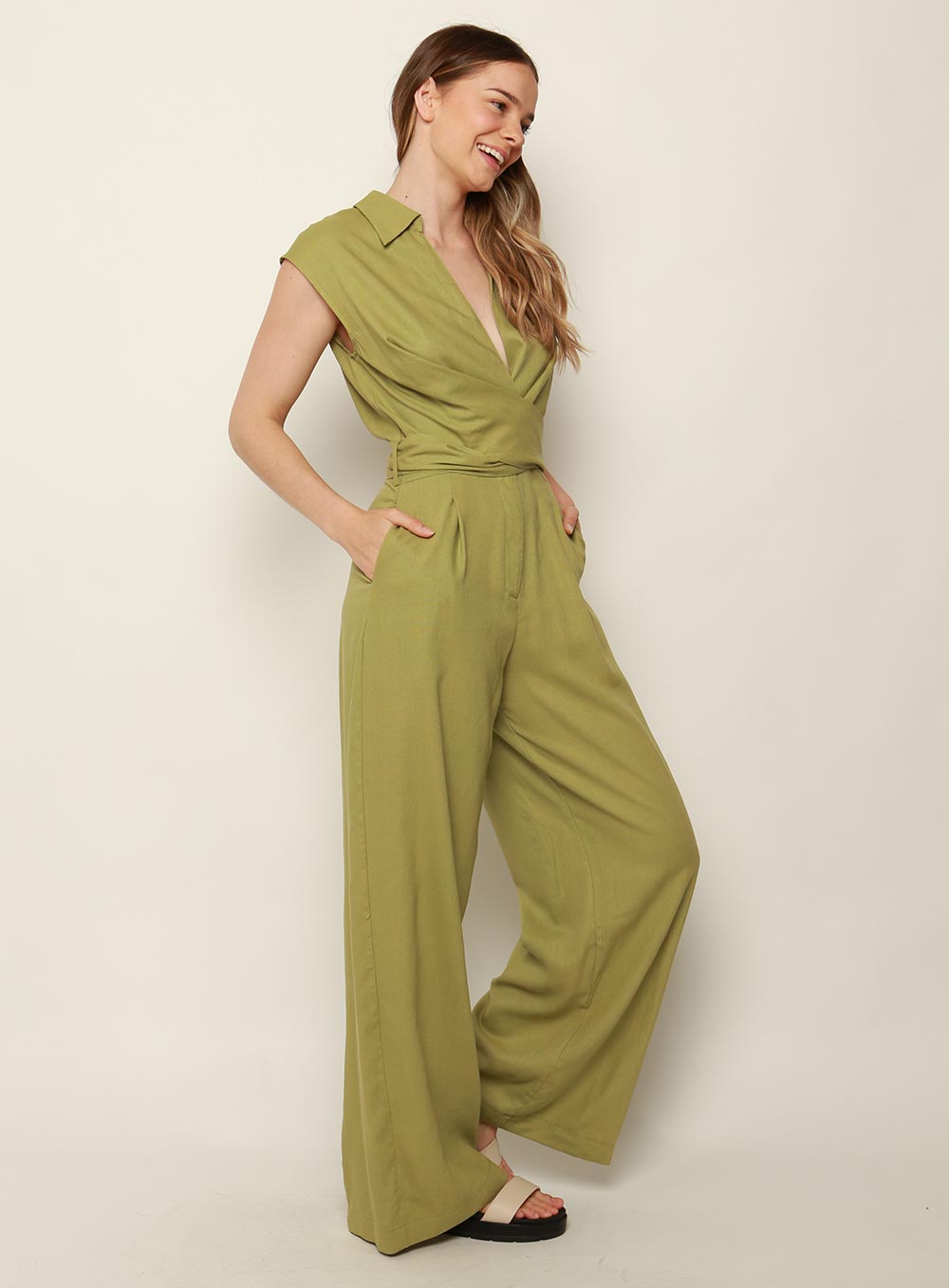 Sorento Jumpsuit-GREEN