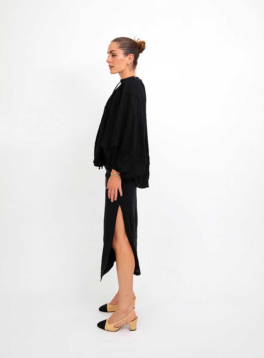 Esmae Skirt-BLACK