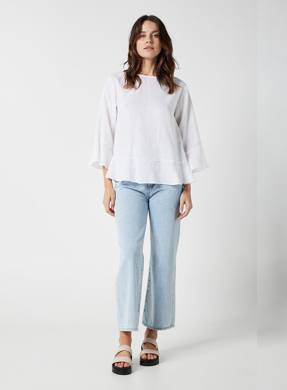 Evelyn Top-White