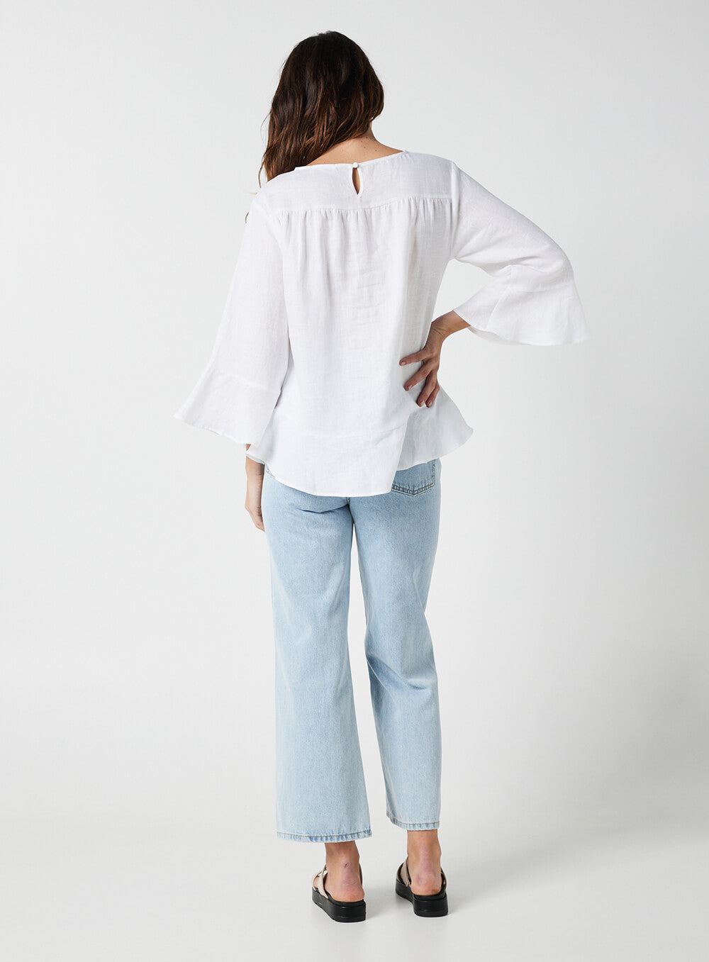 Evelyn Top-White