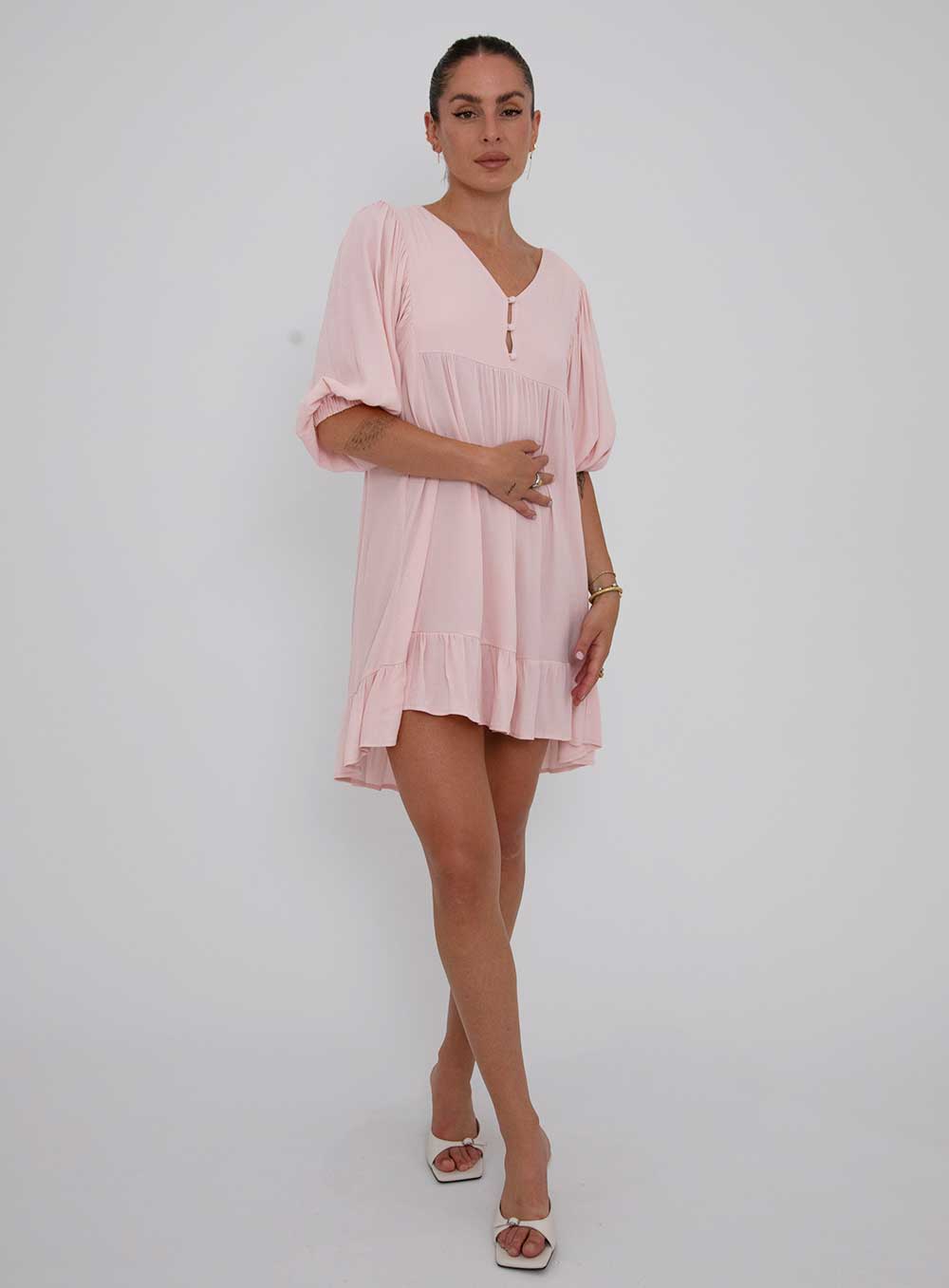 Josephine Dress-BLUSH