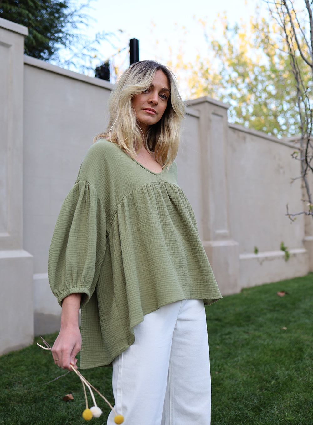 Luna Top-OLIVE