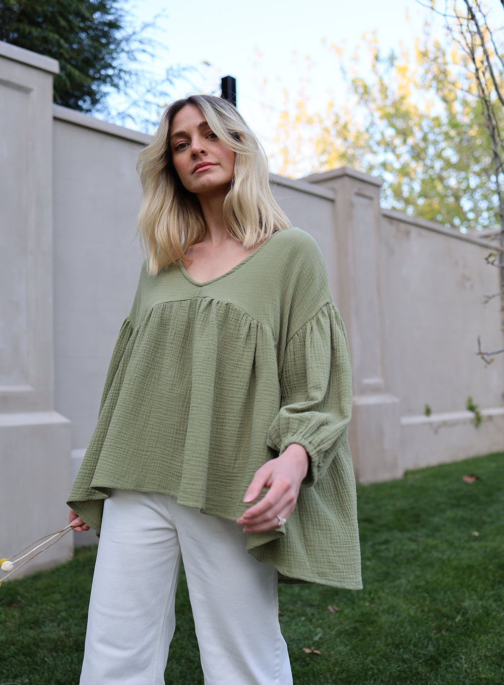 Luna Top-OLIVE