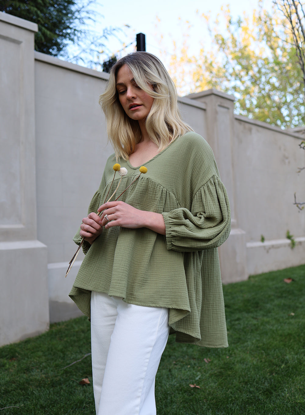 Luna Top-OLIVE