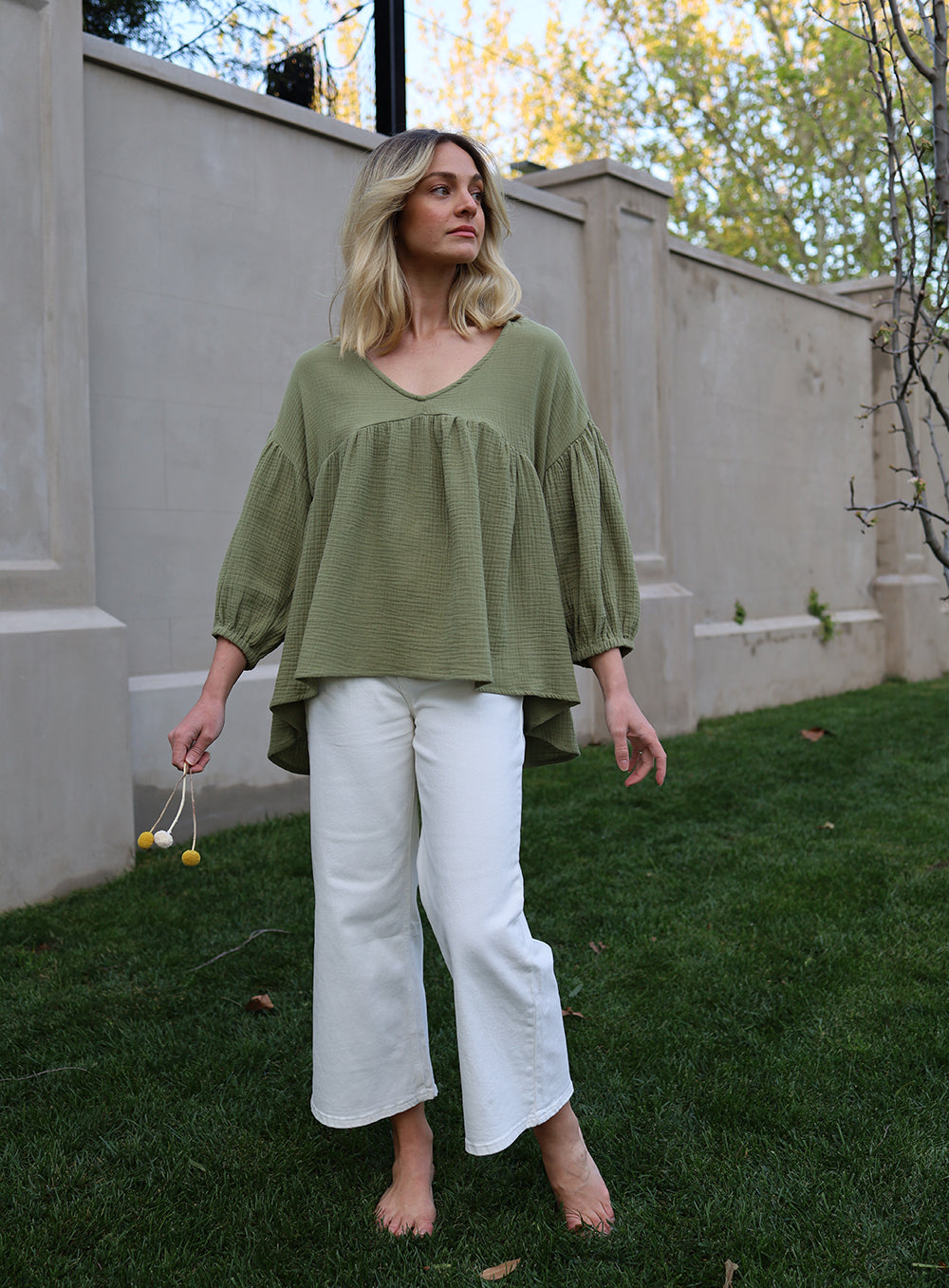 Luna Top-OLIVE