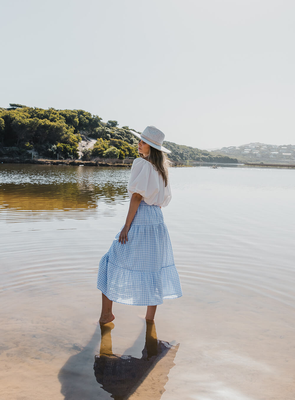 Mia Skirt-CORNFLOWER