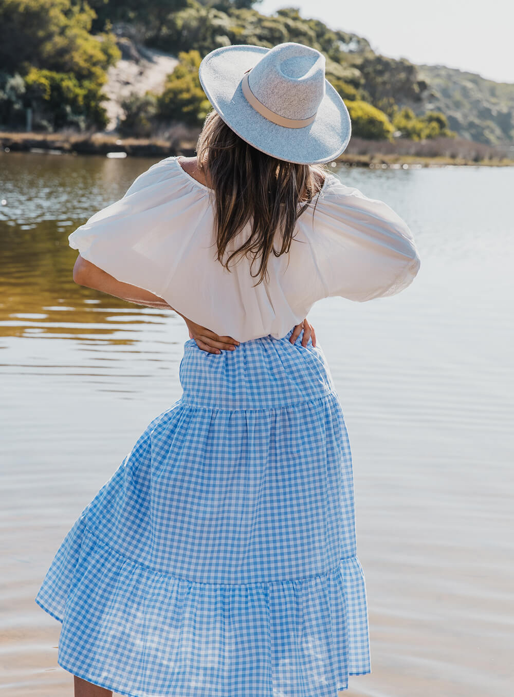 Mia Skirt-CORNFLOWER